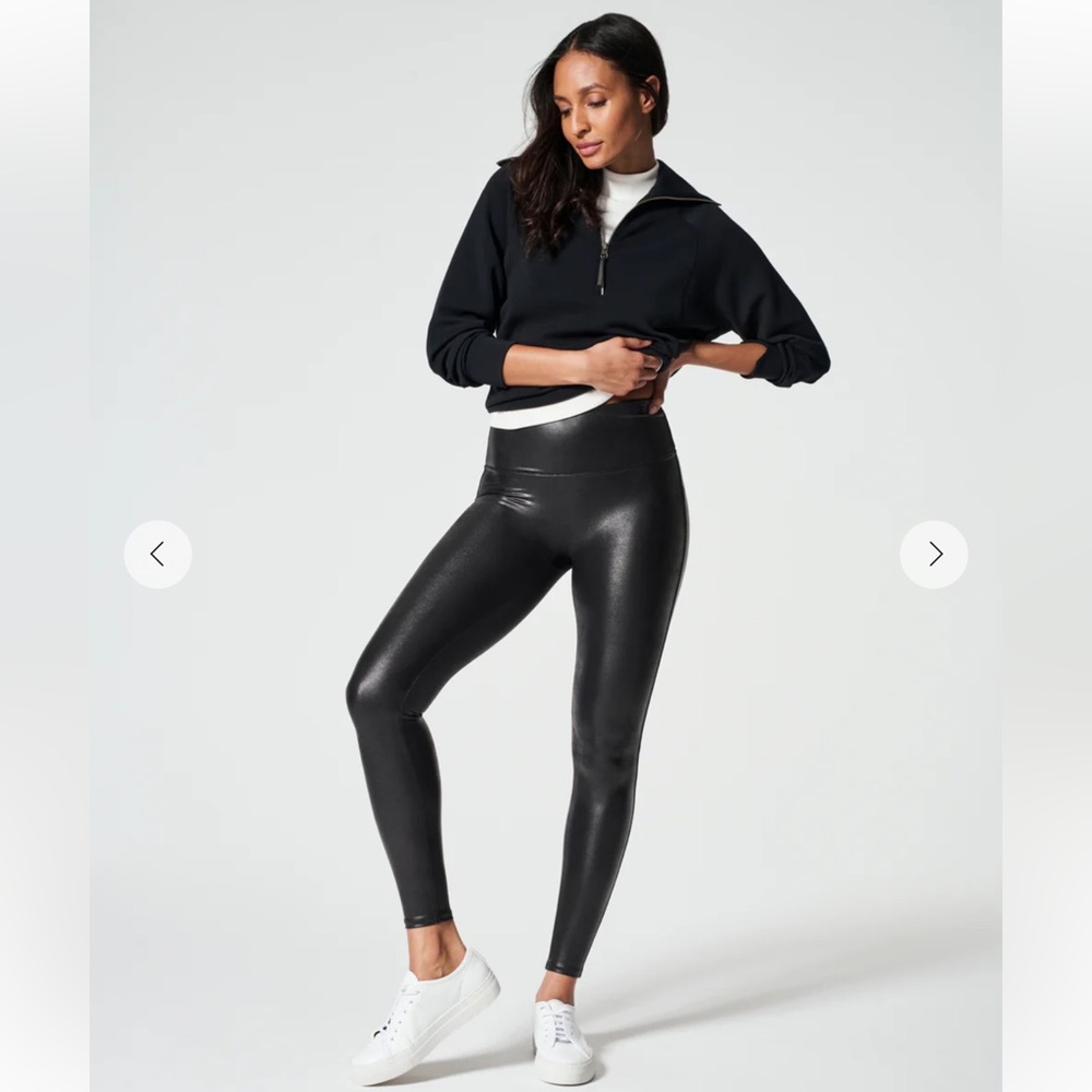 Spanx faux leather leggings